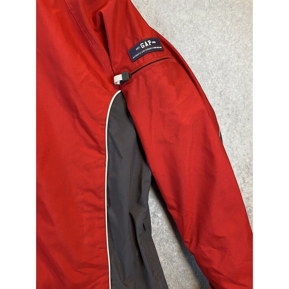 GAP Kids Boys XXL Insulated Snow Ski Jacket Red Gray Pockets‎ Logo Youth Winter - Picture 5 of 16